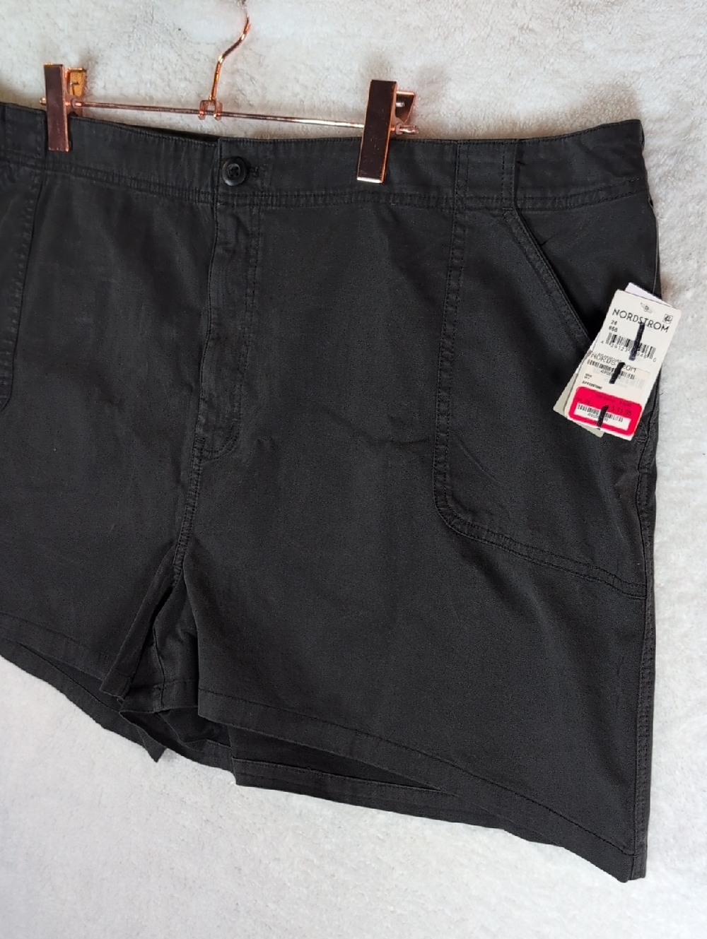 75-Nordstrom Black Women's Cargo Shorts